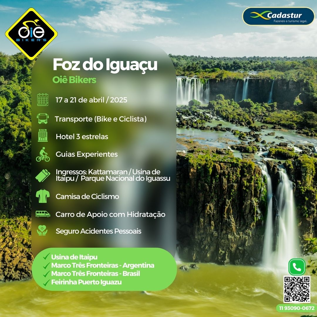 Pedal Foz do Iguaçu - Três Fronteiras