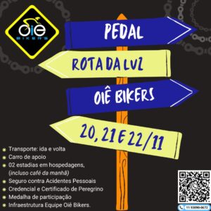 PEDAL ROTA DA LUZ - 20 a 22/11/2025